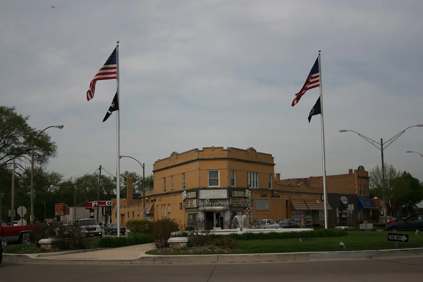 Veteran's Memorial Circle in Brookfield, Illinois