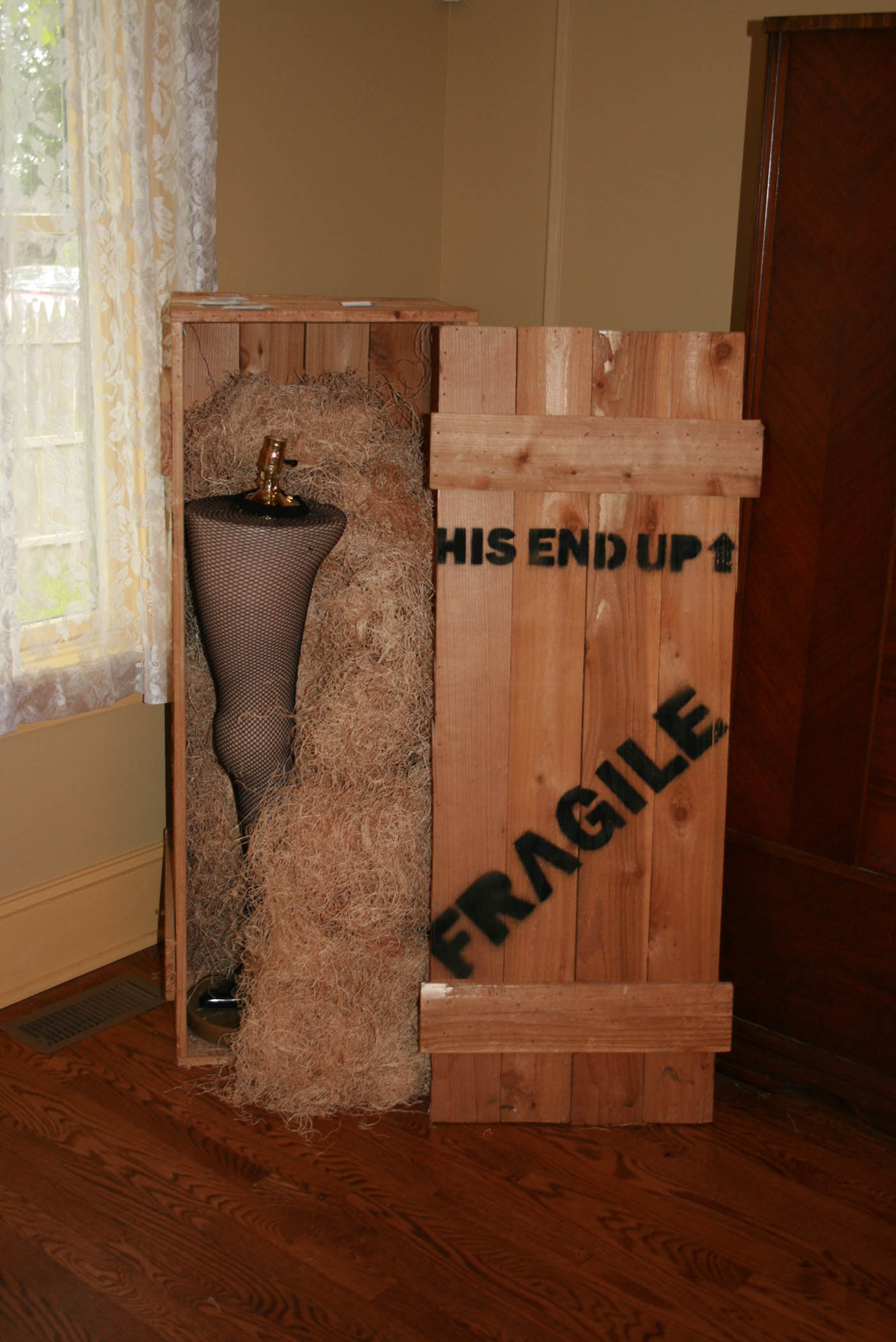 Leg Lamp in A Christmas Story House in Cleveland, Ohio