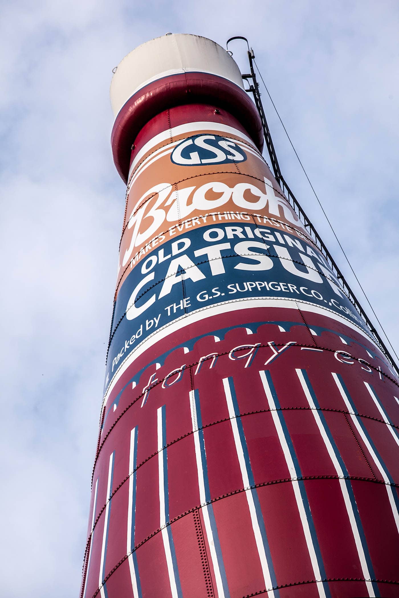 World's Largest Catsup Bottle in Collinsville, Illinois