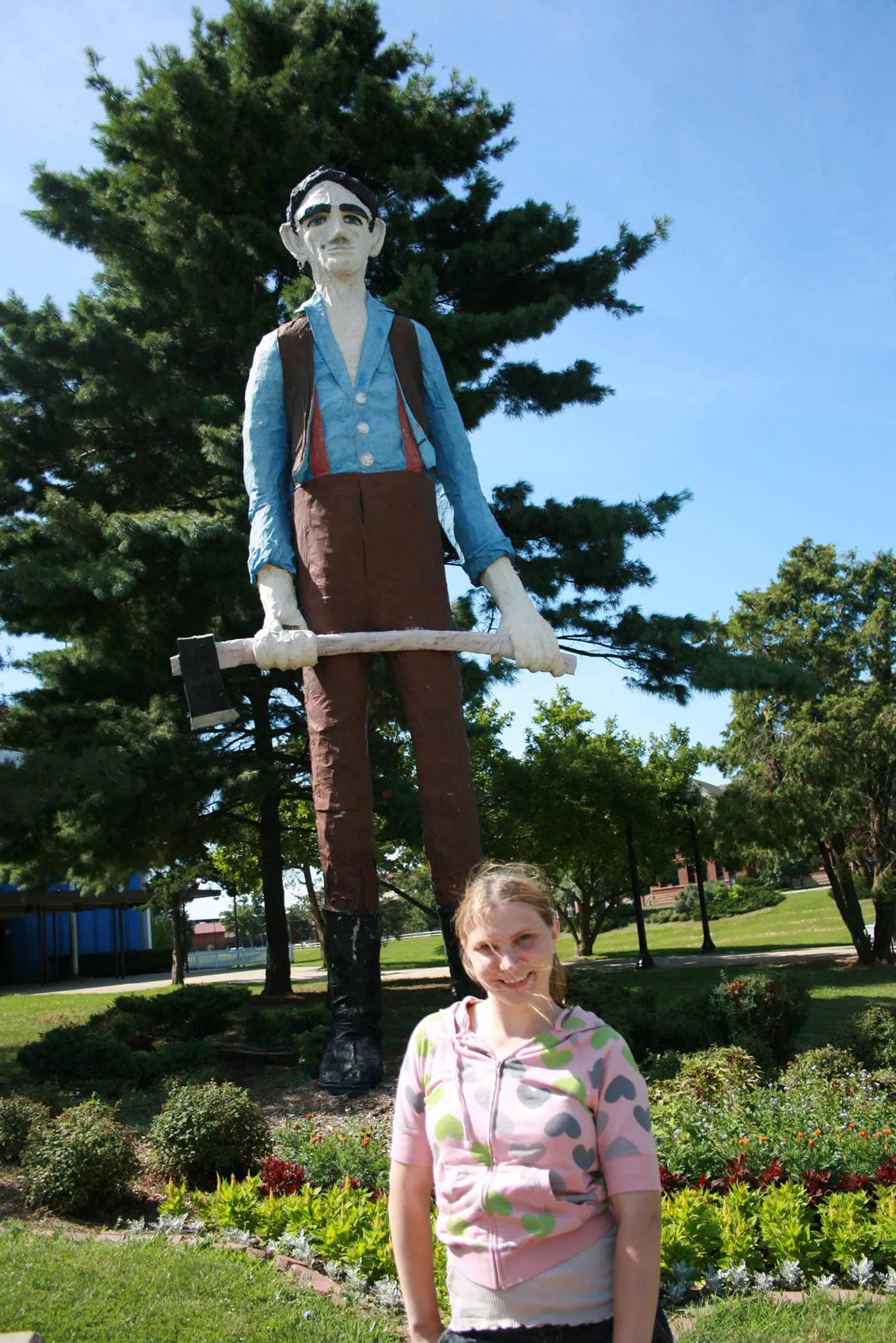 Abraham Lincoln The Railsplitter Statue in Springfield, Illinois