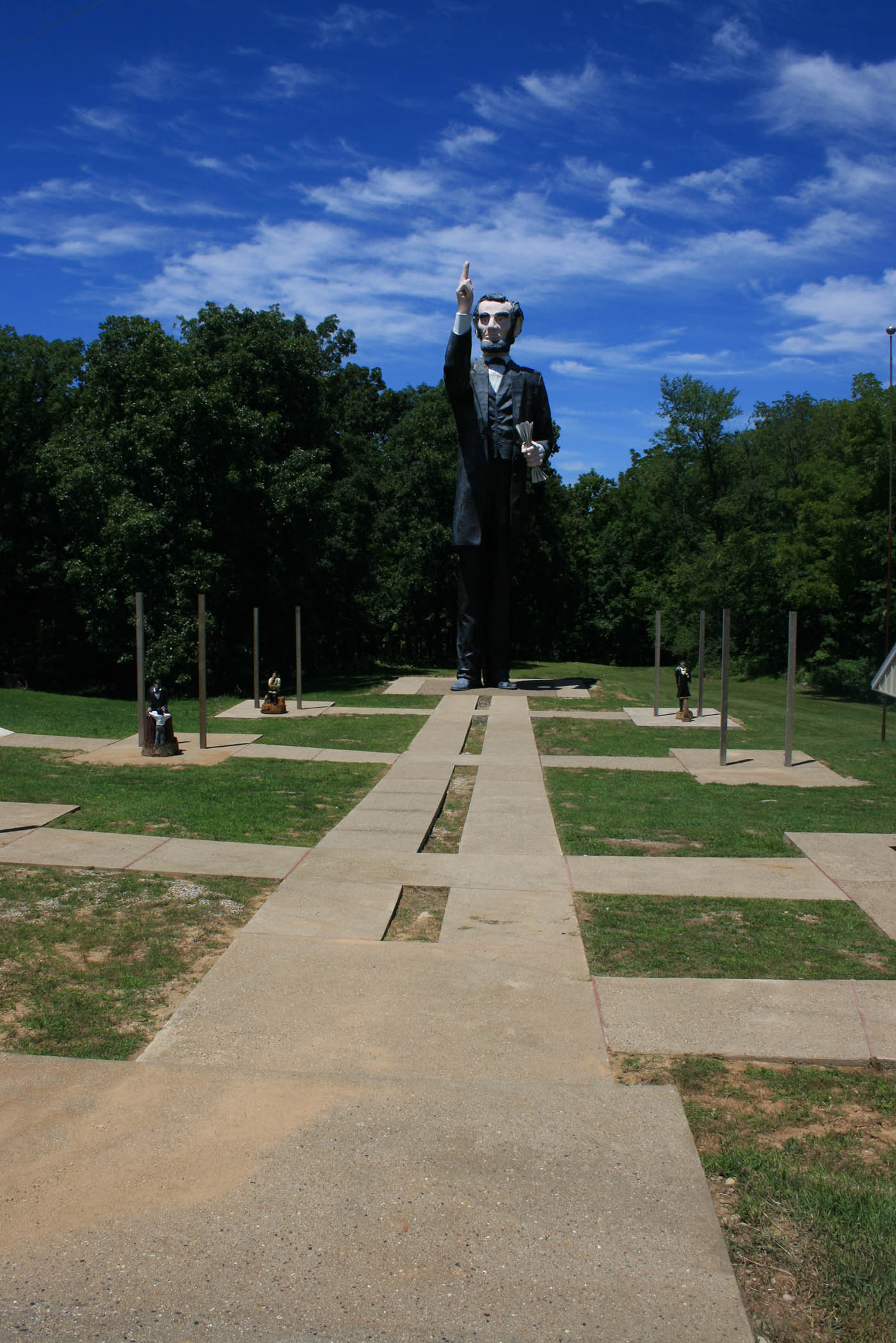 World's Tallest Abraham Lincoln Statue in Ashmore, Illinois