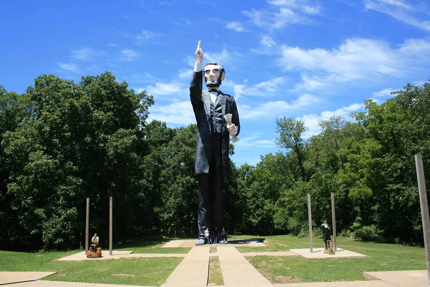 World's Tallest Abraham Lincoln Statue in Ashmore, Illinois