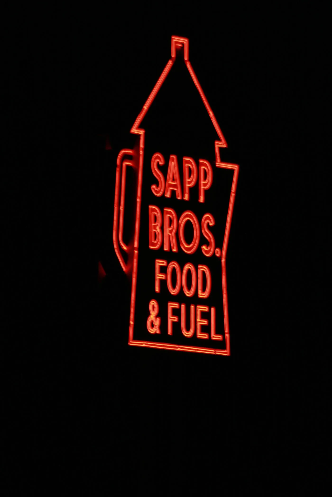 Sapp Bros. Coffee Pot Sign in Peru, Illinois
