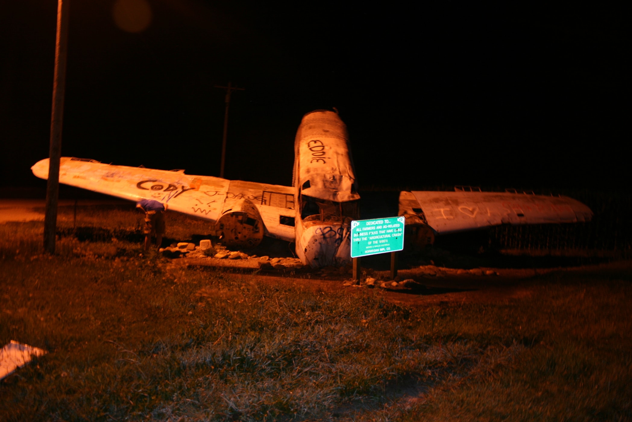 Agricultural Crash Monument in Norway, Illinois