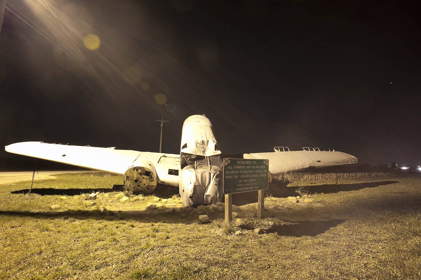 Agricultural Crash Monument in Norway, Illinois