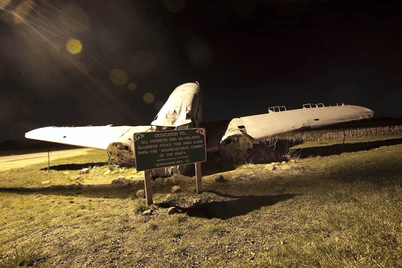 Agricultural Crash Monument in Norway, Illinois