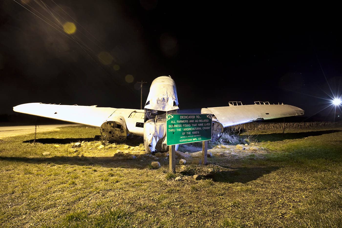 Agricultural Crash Monument in Norway, Illinois