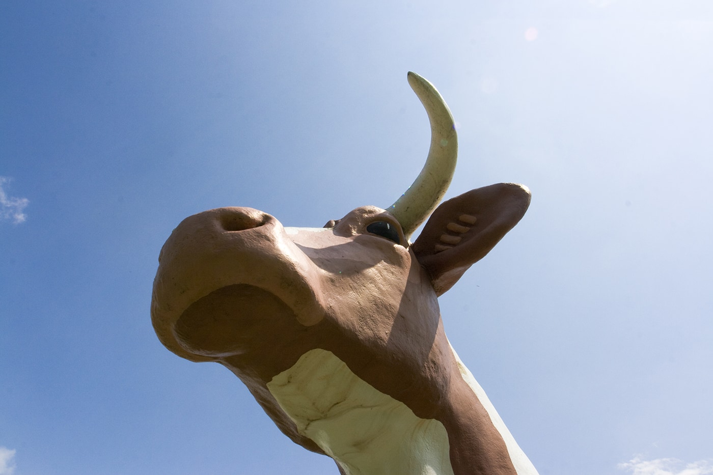 Gertrude the Cow - giant cow statue in Rockford, Illinois