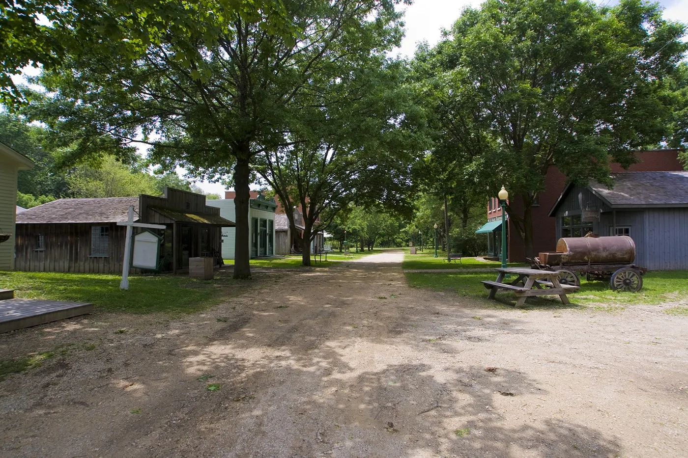 Midway Village in Rockford, Illinois