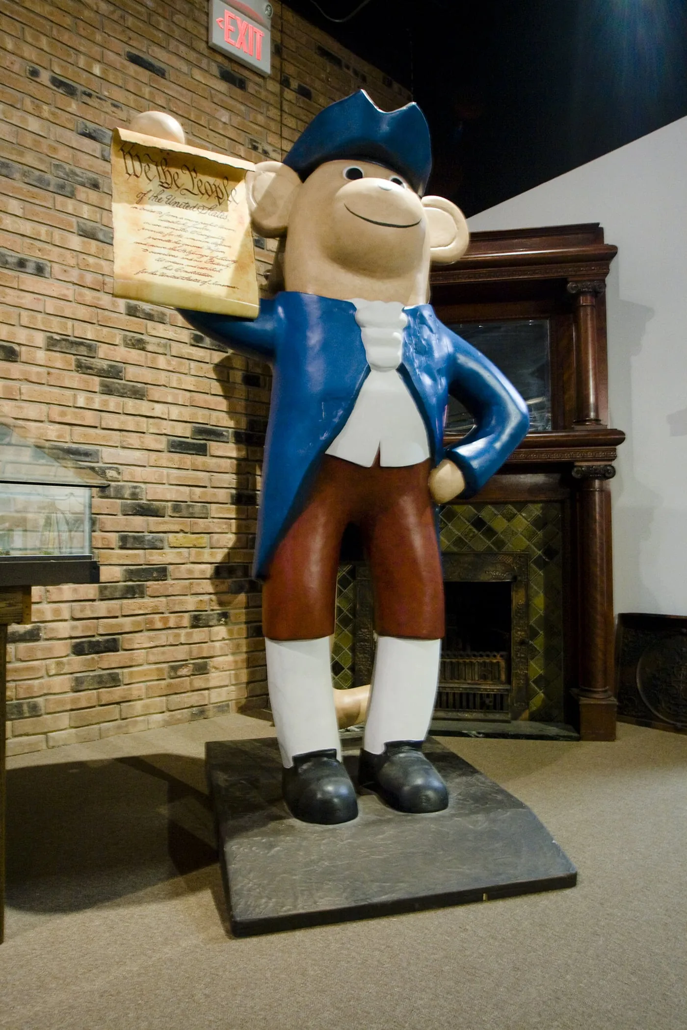 Sock Monkey Museum at Midway Village in Rockford, Illinois