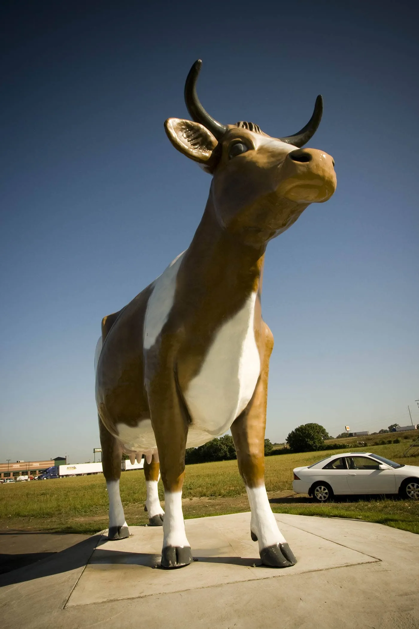 Fiberglass Bessie the Cow in Janesville, Wisconsin
