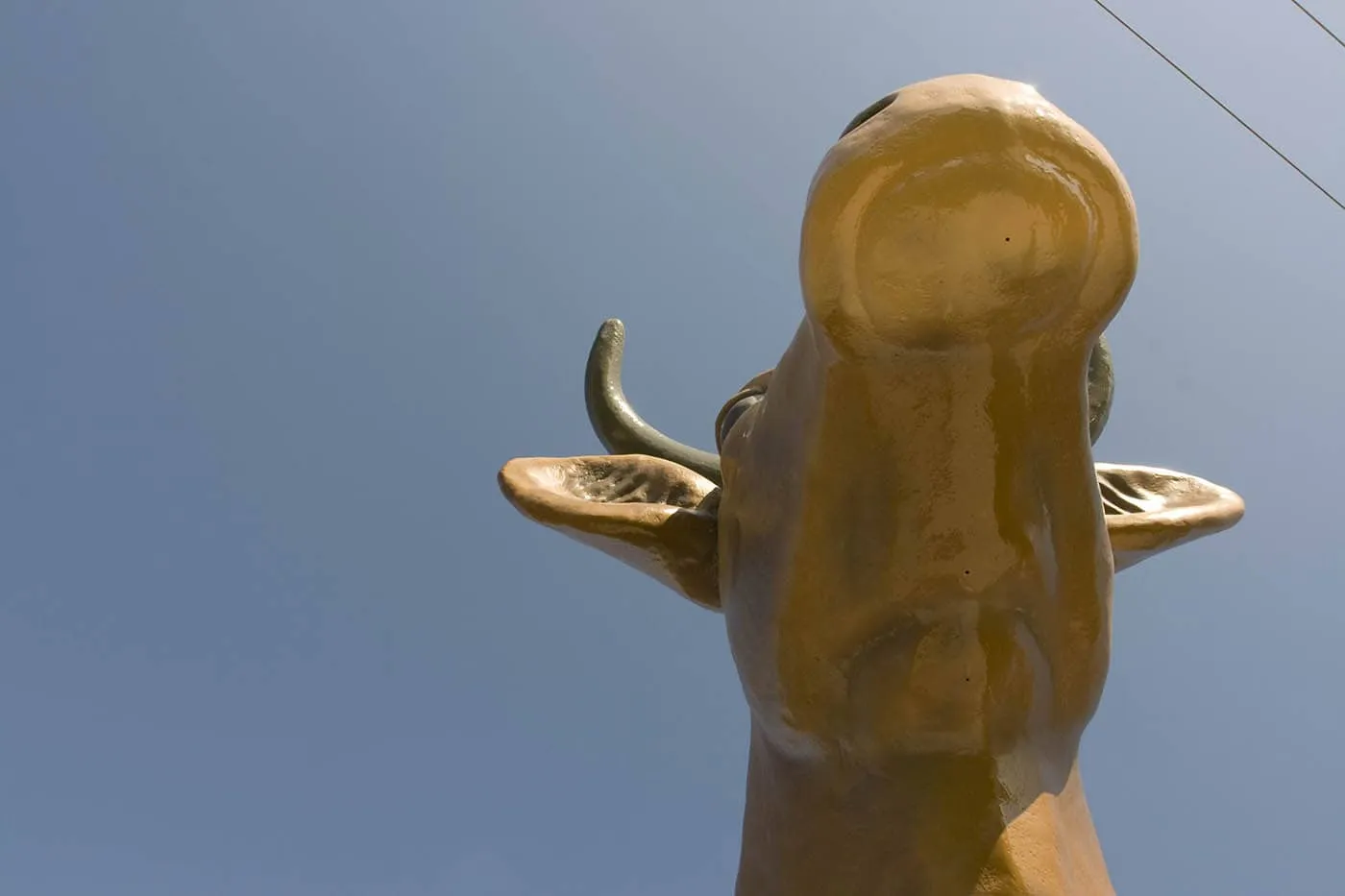 Fiberglass Bessie the Cow in Janesville, Wisconsin