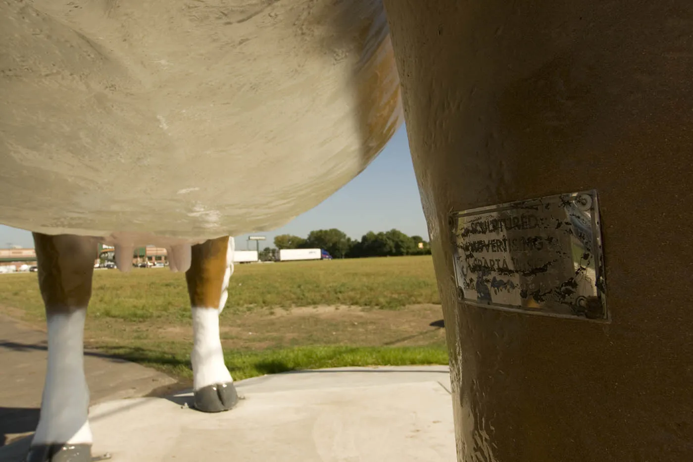 Fiberglass Bessie the Cow in Janesville, Wisconsin