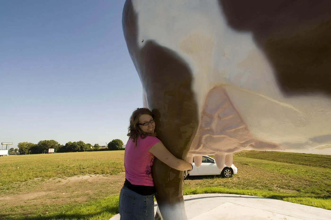 Fiberglass Bessie the Cow in Janesville, Wisconsin