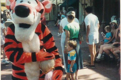 Me and Tigger at Disney