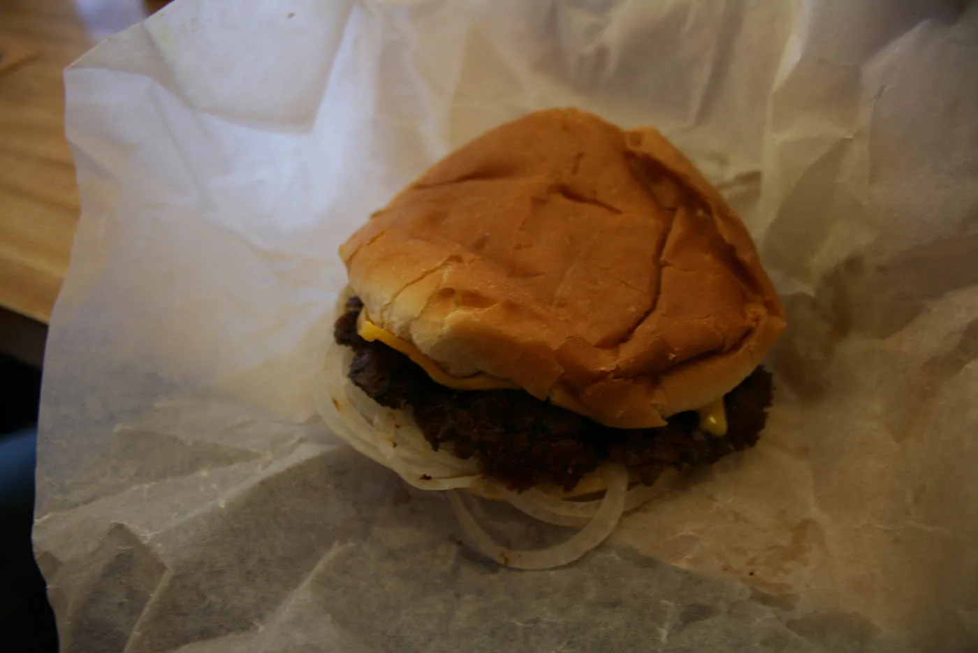 Hooter Burger at the Burger King that is not the Chain Burger King in Mattoon, Illinois