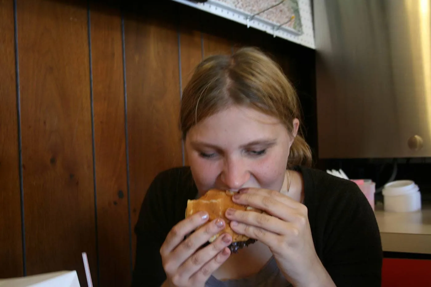 Val Eats at the Burger King that is not the Chain Burger King in Mattoon, Illinois