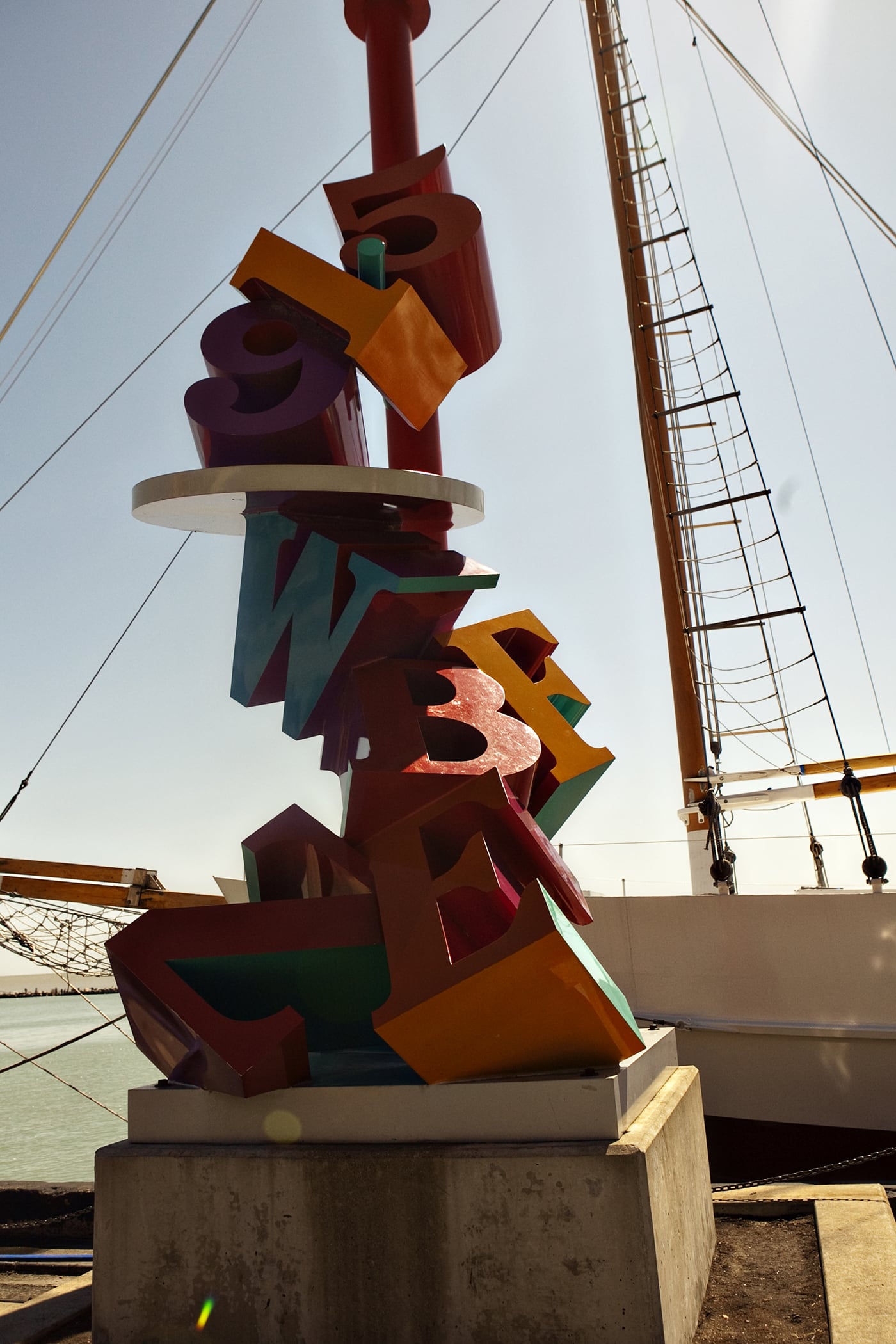 WBEZ Statue at Navy Pier in Chicago, Illinois