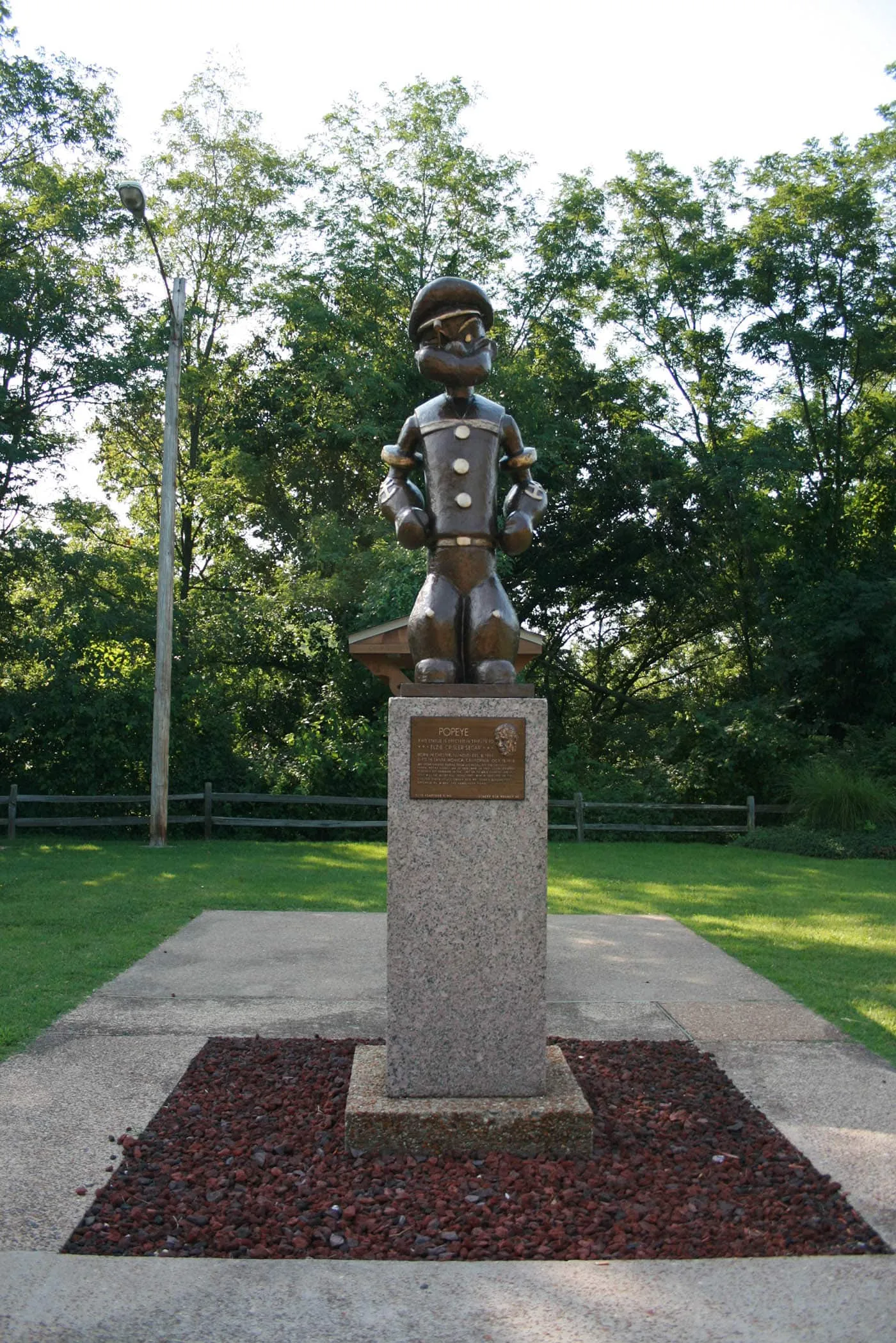 Popeye statue in Chester, Illinois | Home of Popeye the Sailor Man