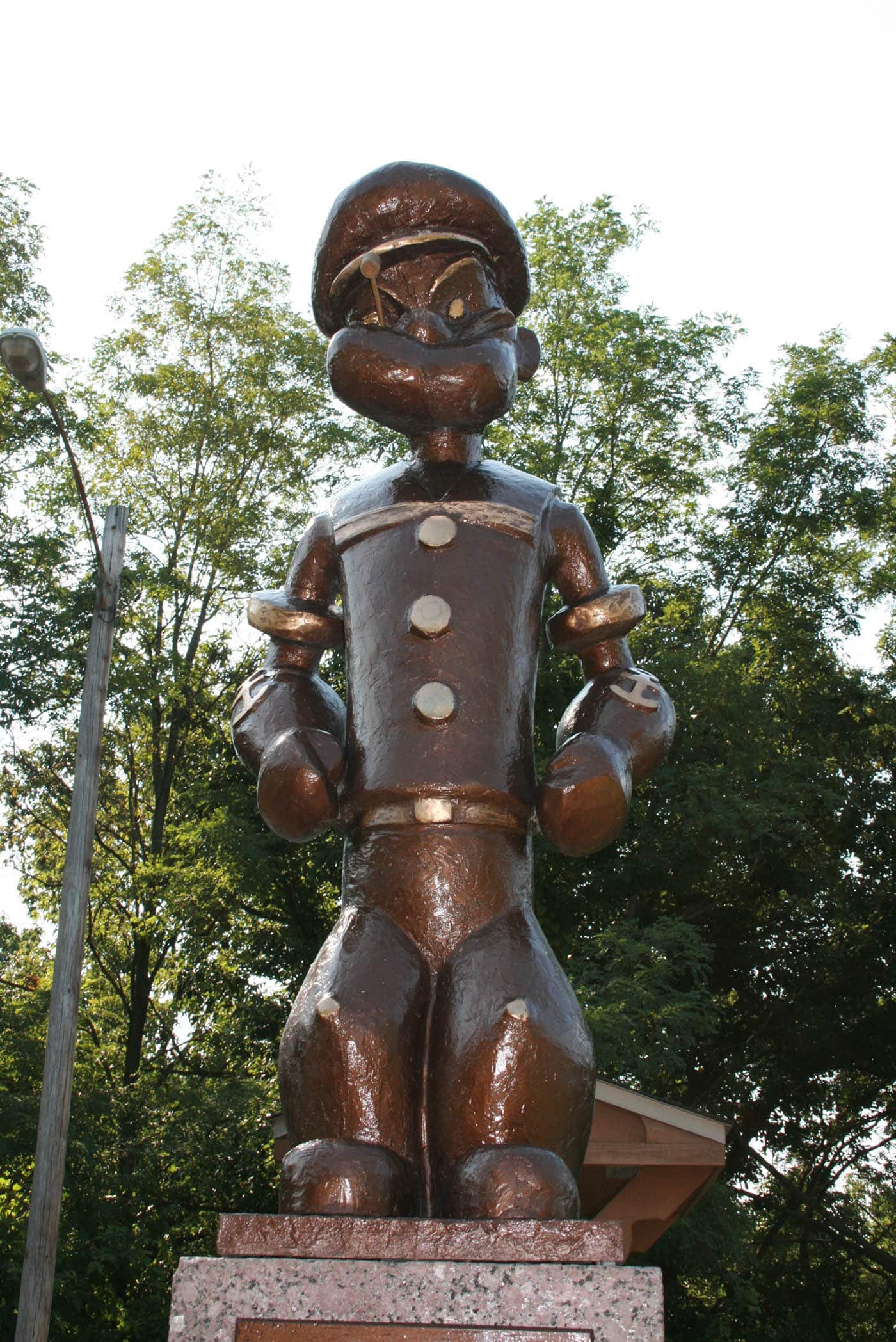 Popeye statue in Chester, Illinois | Home of Popeye the Sailor Man