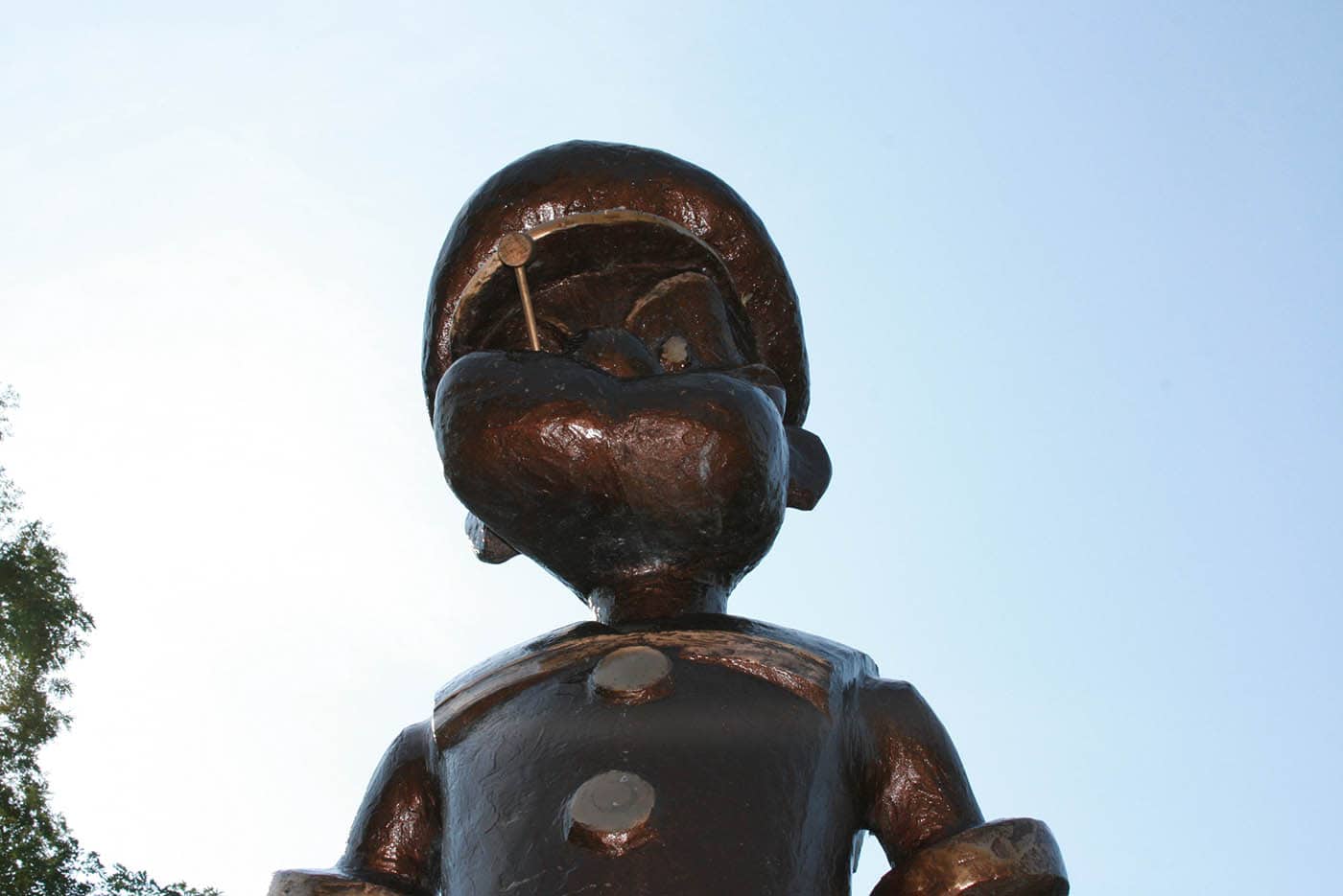 Popeye statue in Chester, Illinois | Home of Popeye the Sailor Man