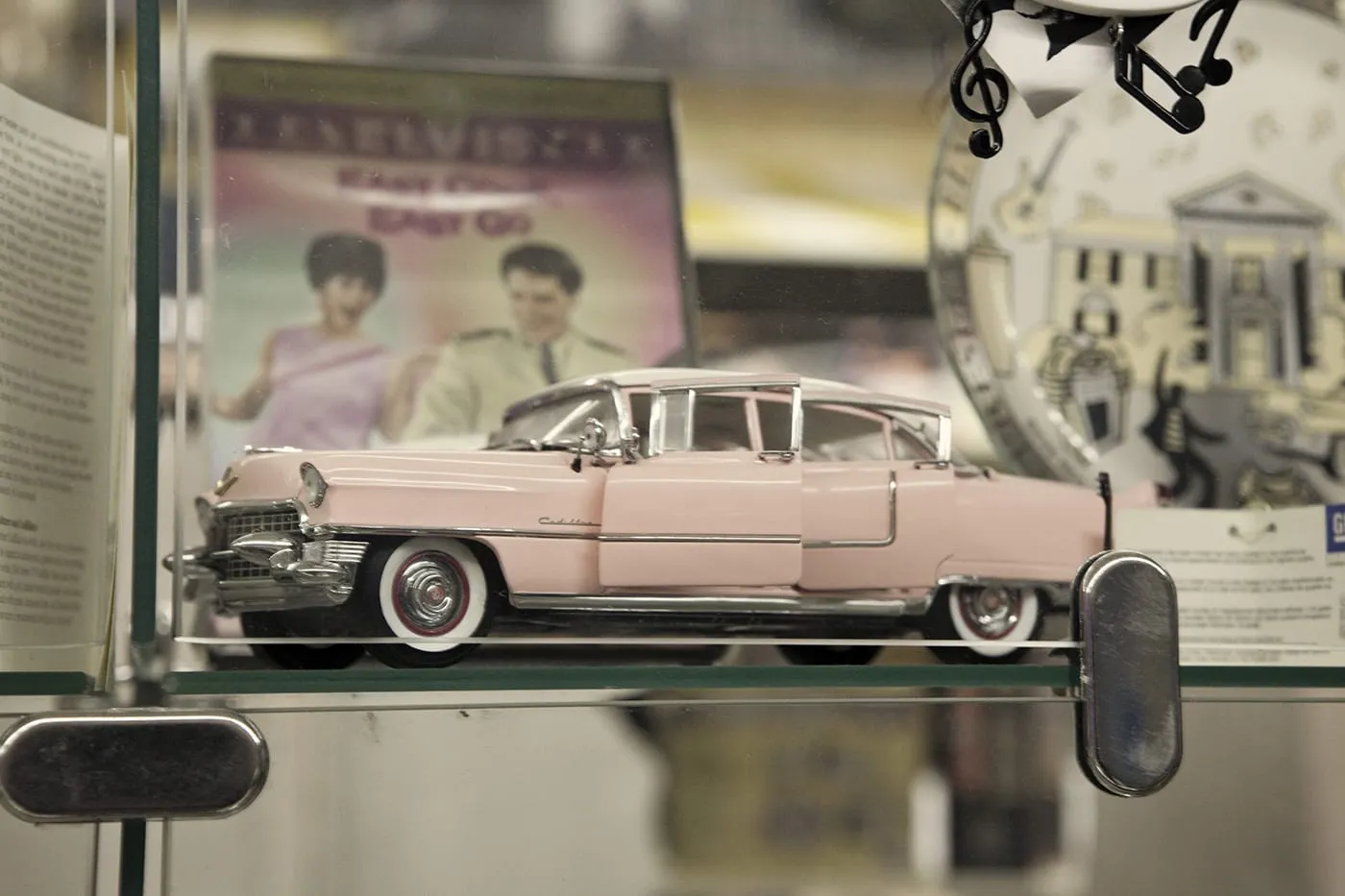 Pink Cadillac at Americana Hollywood Museum in Metropolis, Illinois