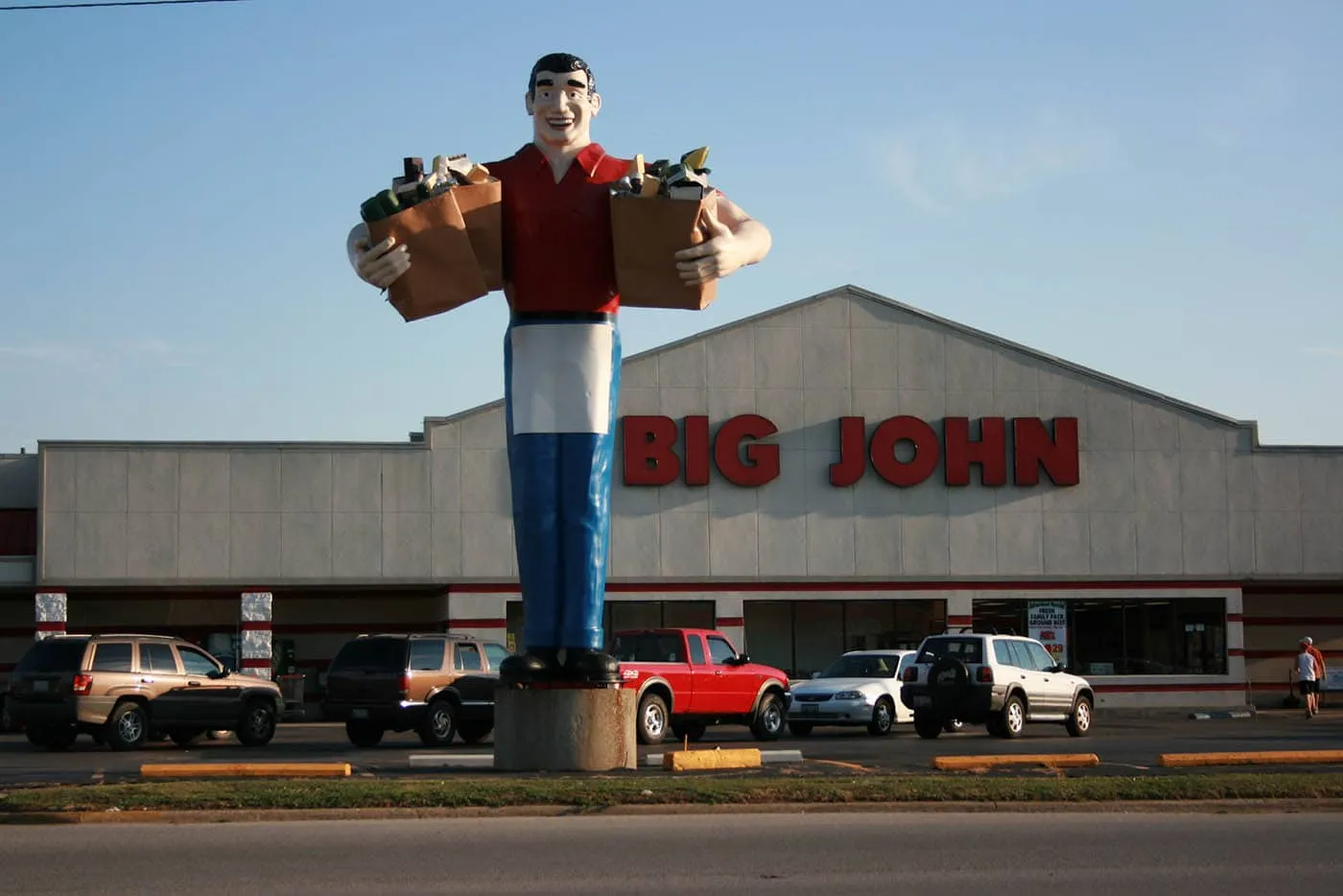 Big John Grocery Clerk in Metropolis, Illinois