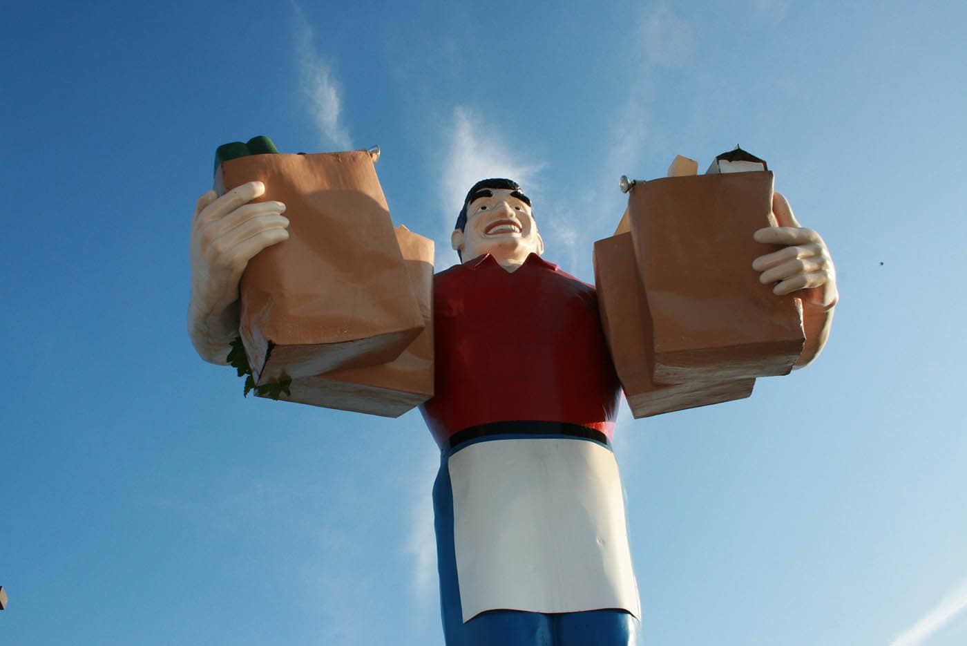 Big John Grocery Clerk in Metropolis, Illinois