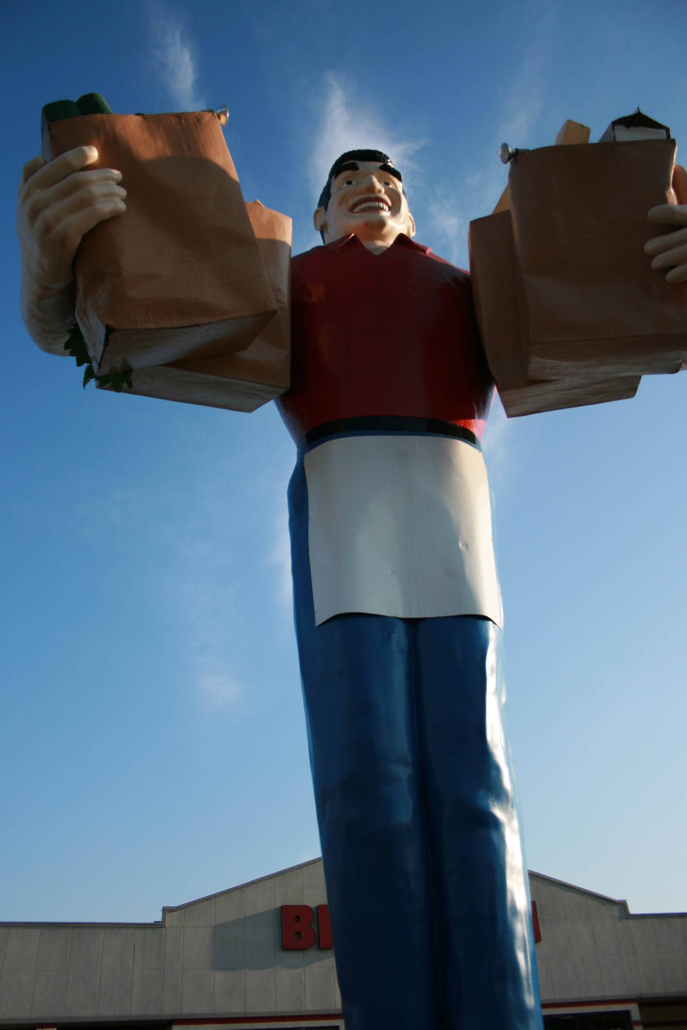 Big John Grocery Clerk in Metropolis, Illinois