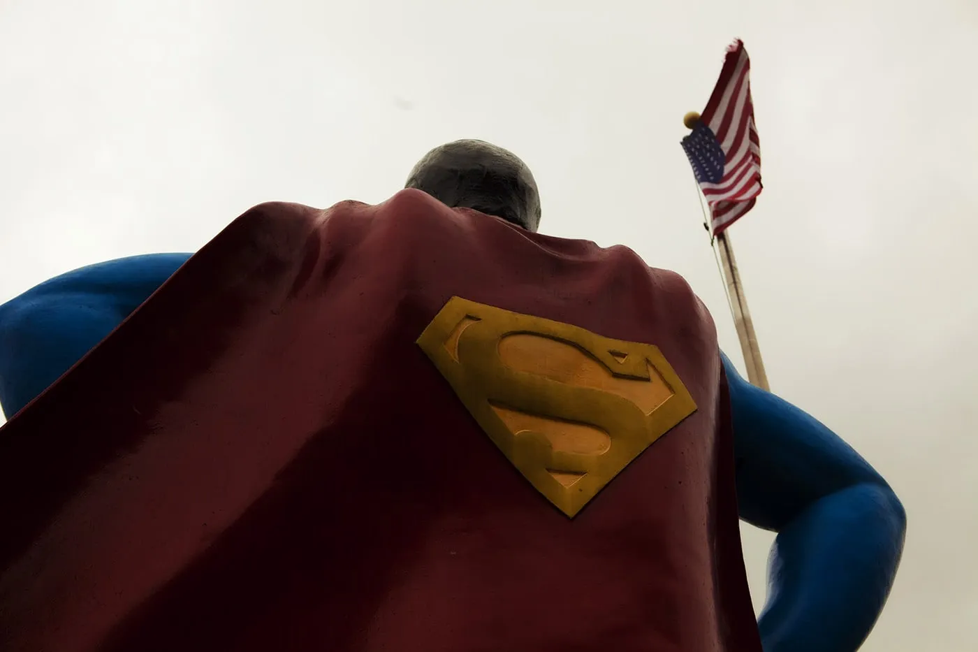 Roadside Attraction - Giant Superman statue in Metropolis, Illinois.