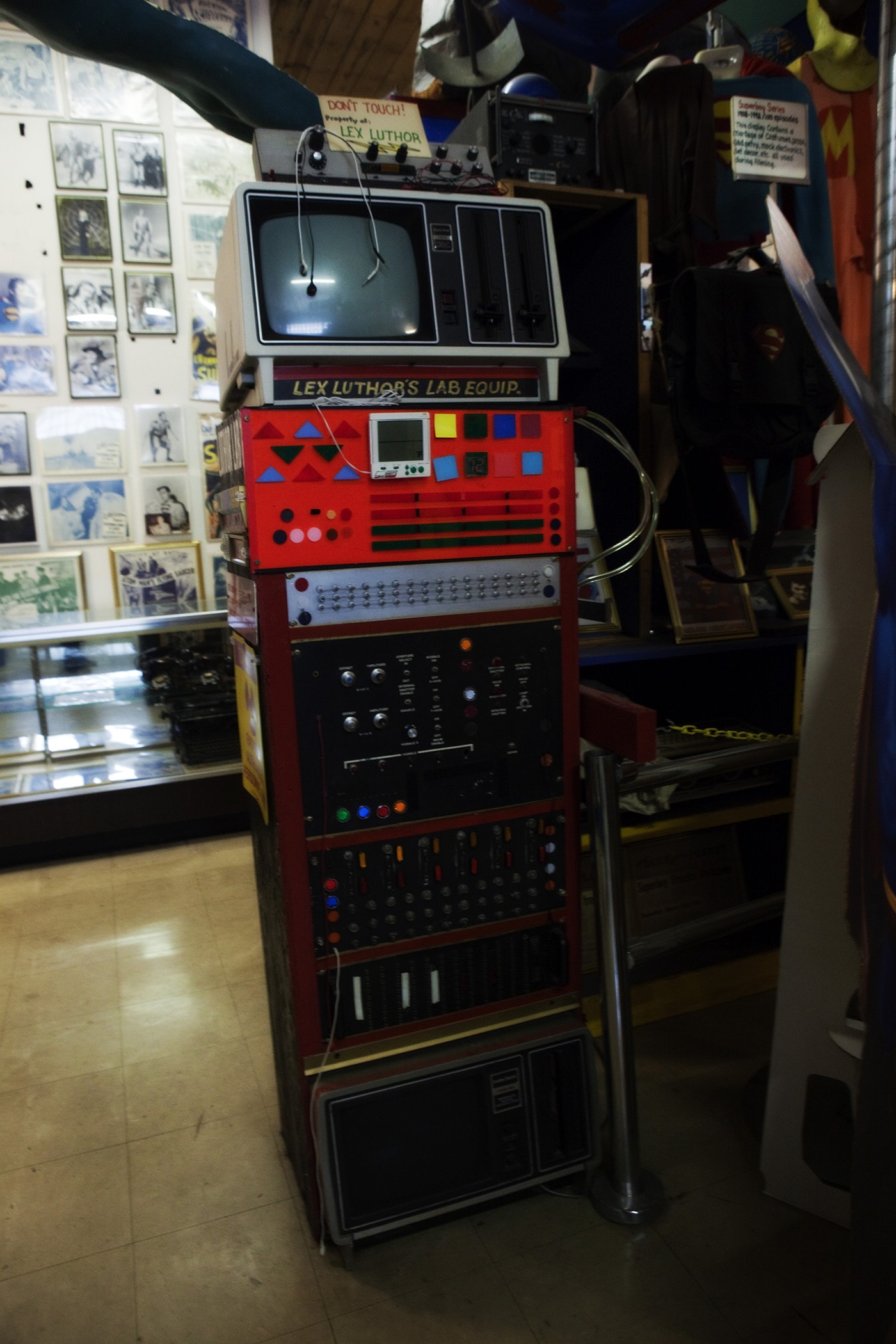 Lex Luthor's Lab Equipment at the Super Museum in Metropolis, Illinois.