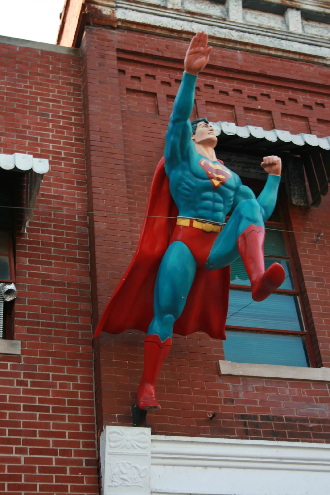 Superman statue in Superman Square in Metropolis, Illinois
