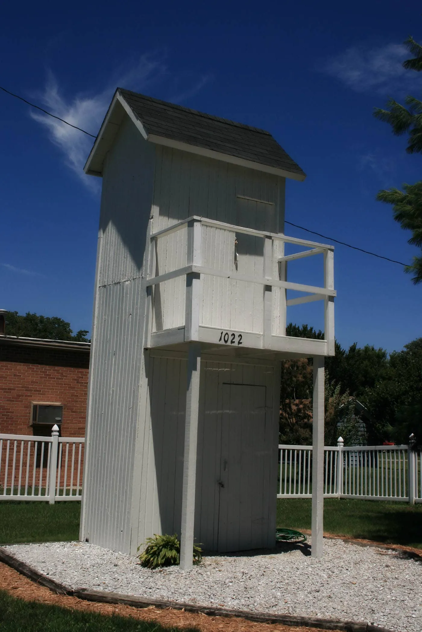 Two-Story Outhouse in Gays, Illinois