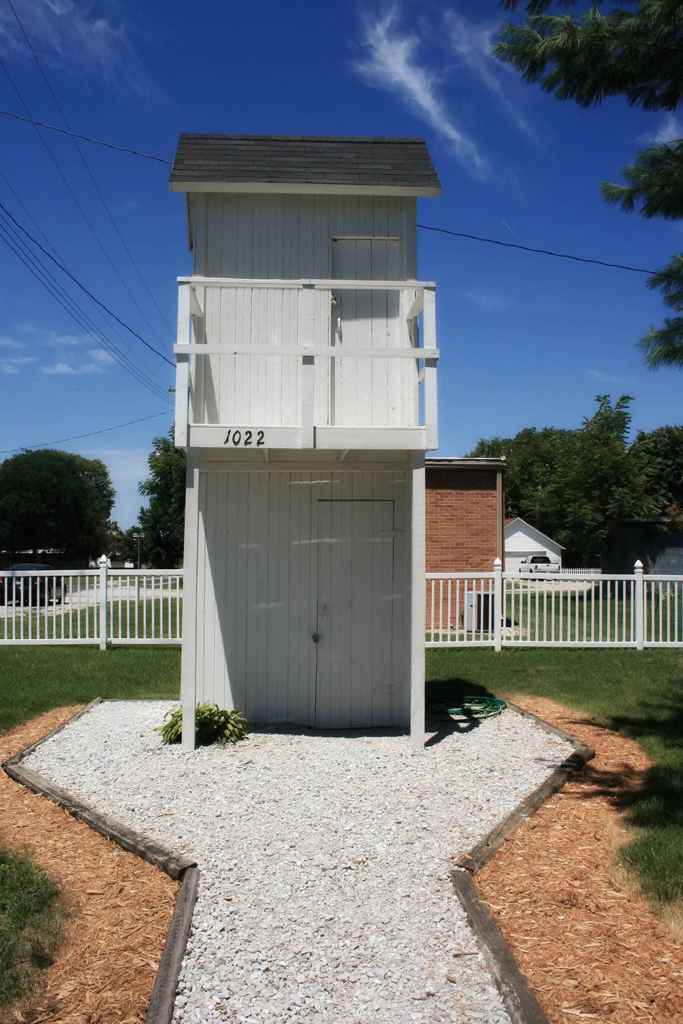 Two-Story Outhouse in Gays, Illinois