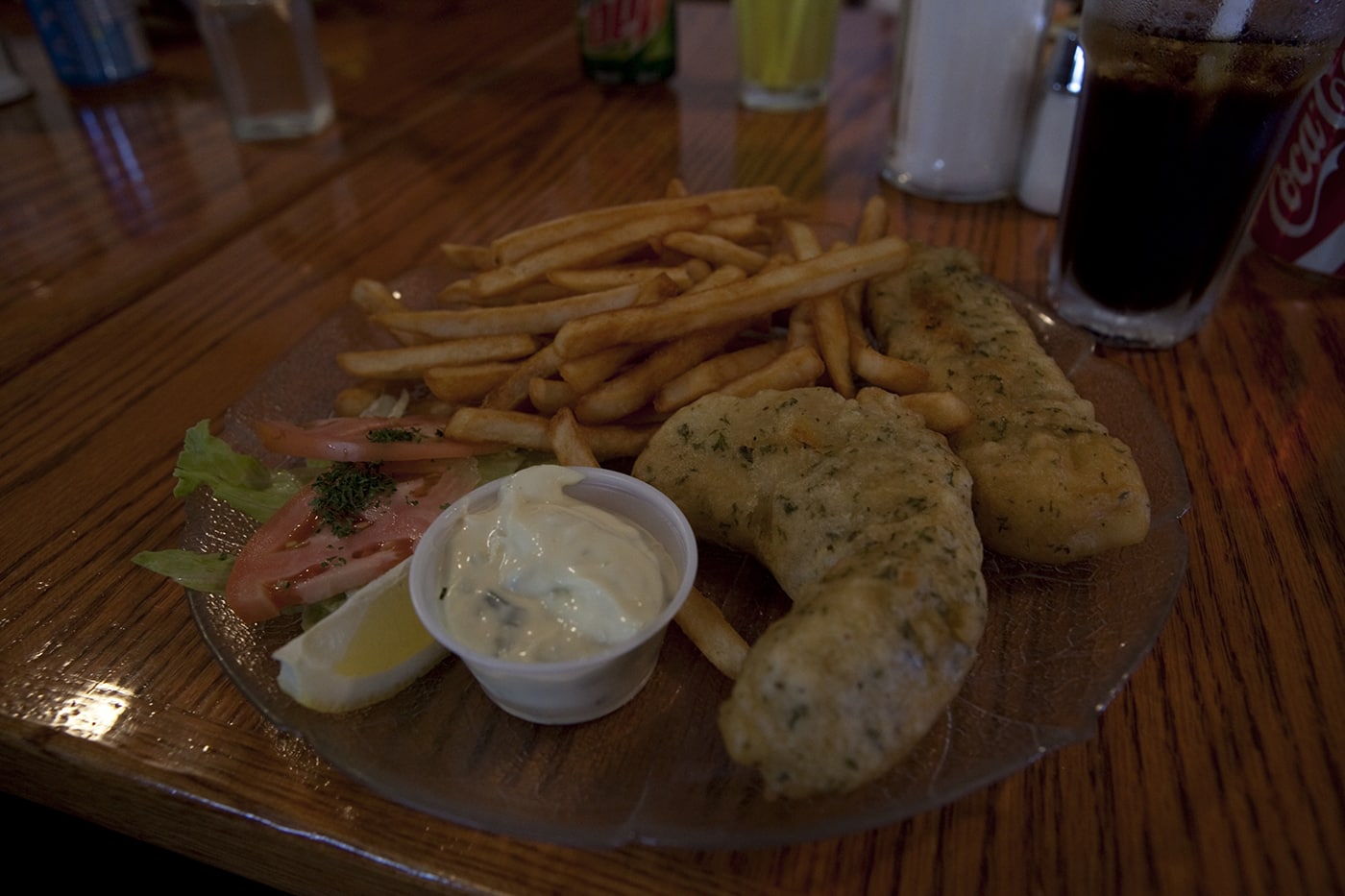 Fish and Chips at Silverado Cafe in Stewart, British Columbia