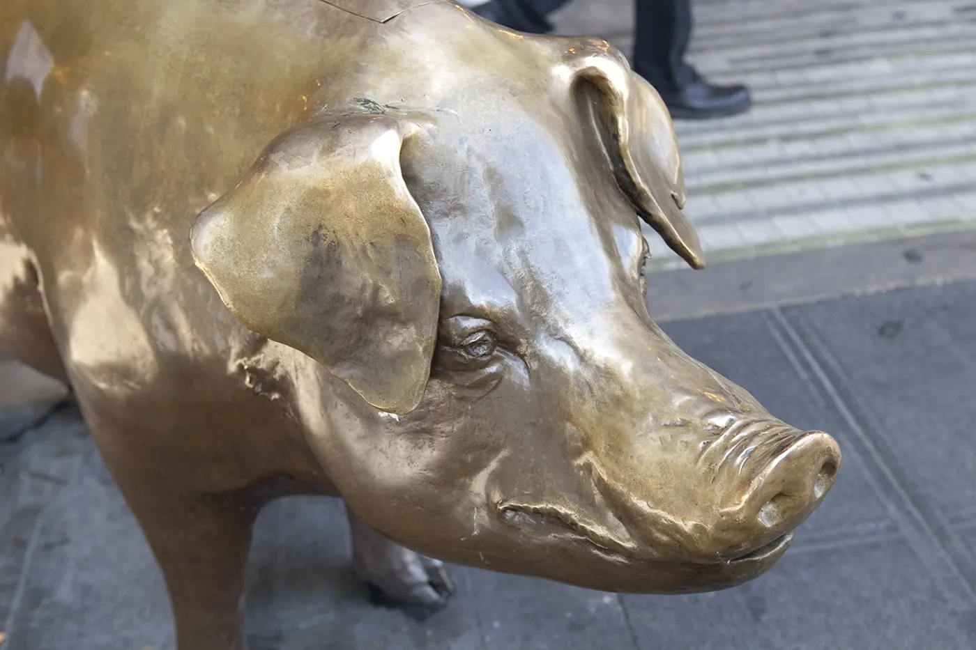 Rachel the Pig at Pike Place Market in Seattle, Washington