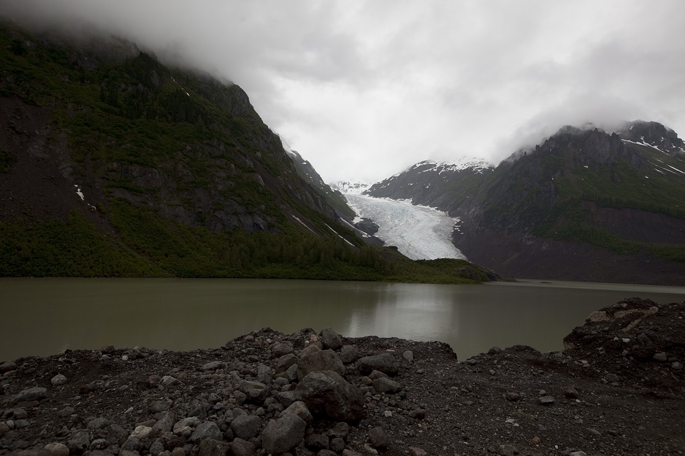 Bear Glacier in Steart, British Columbia, Canada