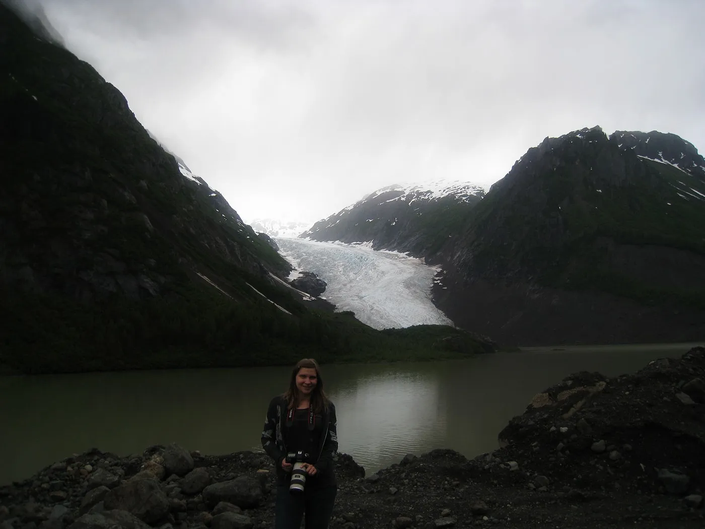 Bear Glacier in Steart, British Columbia, Canada