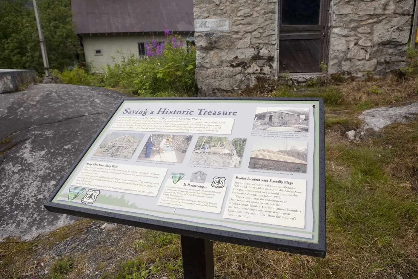 Saving a National Treasure - Storehouse No. 4 - Eagle Point Storehouse - in Hyder, Alaska.