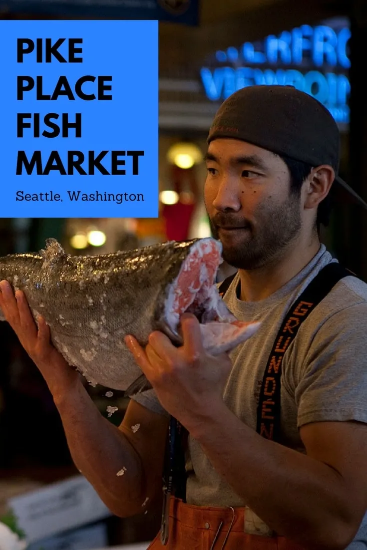 Photos of Pike Place Fish Market, and the famous fishmongers tossing fish, at Pike Place Market, a public market in Seattle, Washington. Visit on your Seattle vacation or Washington road trip. This place to visit in Seattle is a must see for your travel itinerary and bucket lists.
#RoadTrip #WashingtonRoadTrip #SeattleTravel #WashingtonRoadTripBucketLists #WashingtonBucketList #SeattleBucketList #SeattleRoadTrip #RoadTripStops