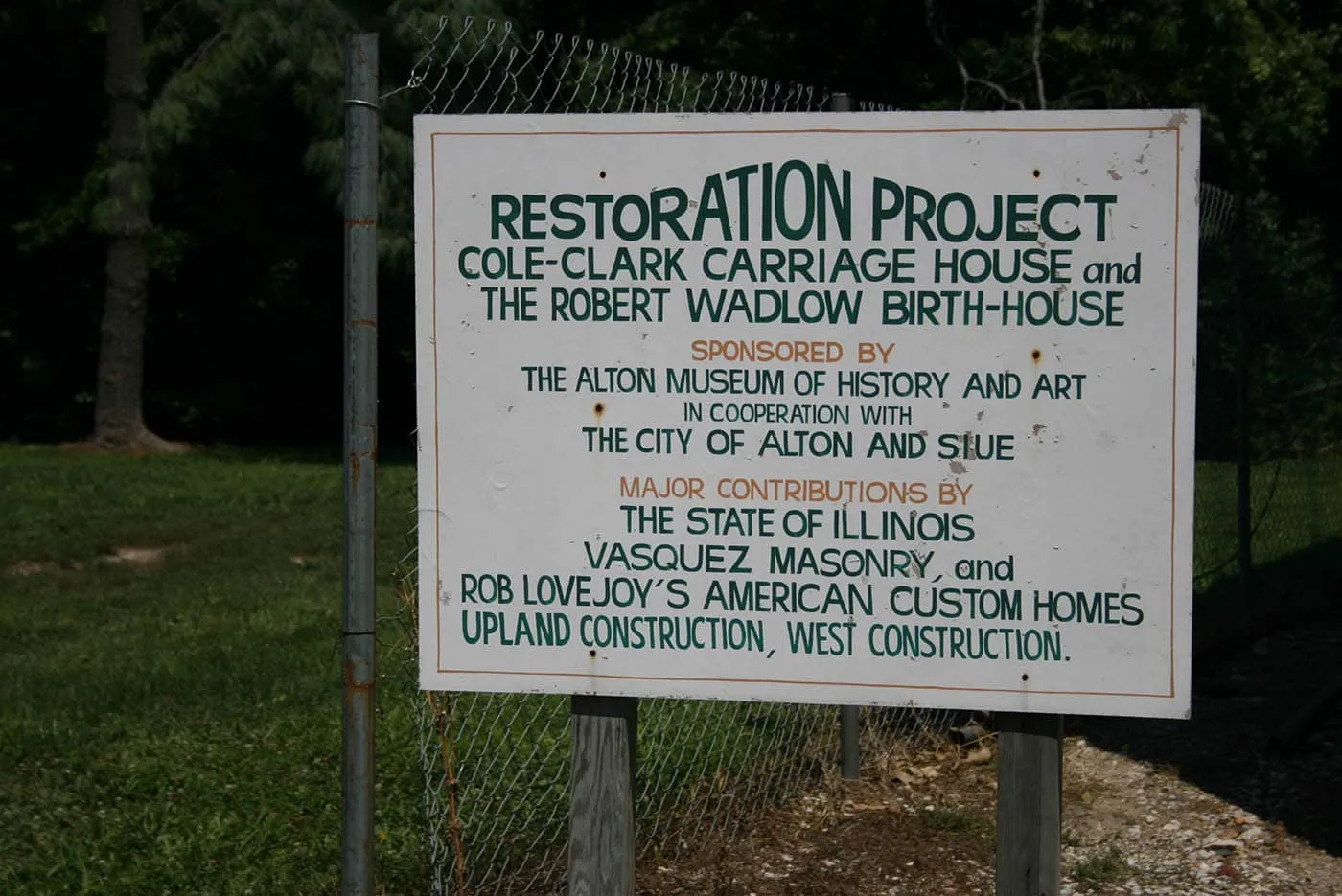 The world's tallest man Robert Wadlow's birth house in Alton, Illinois.