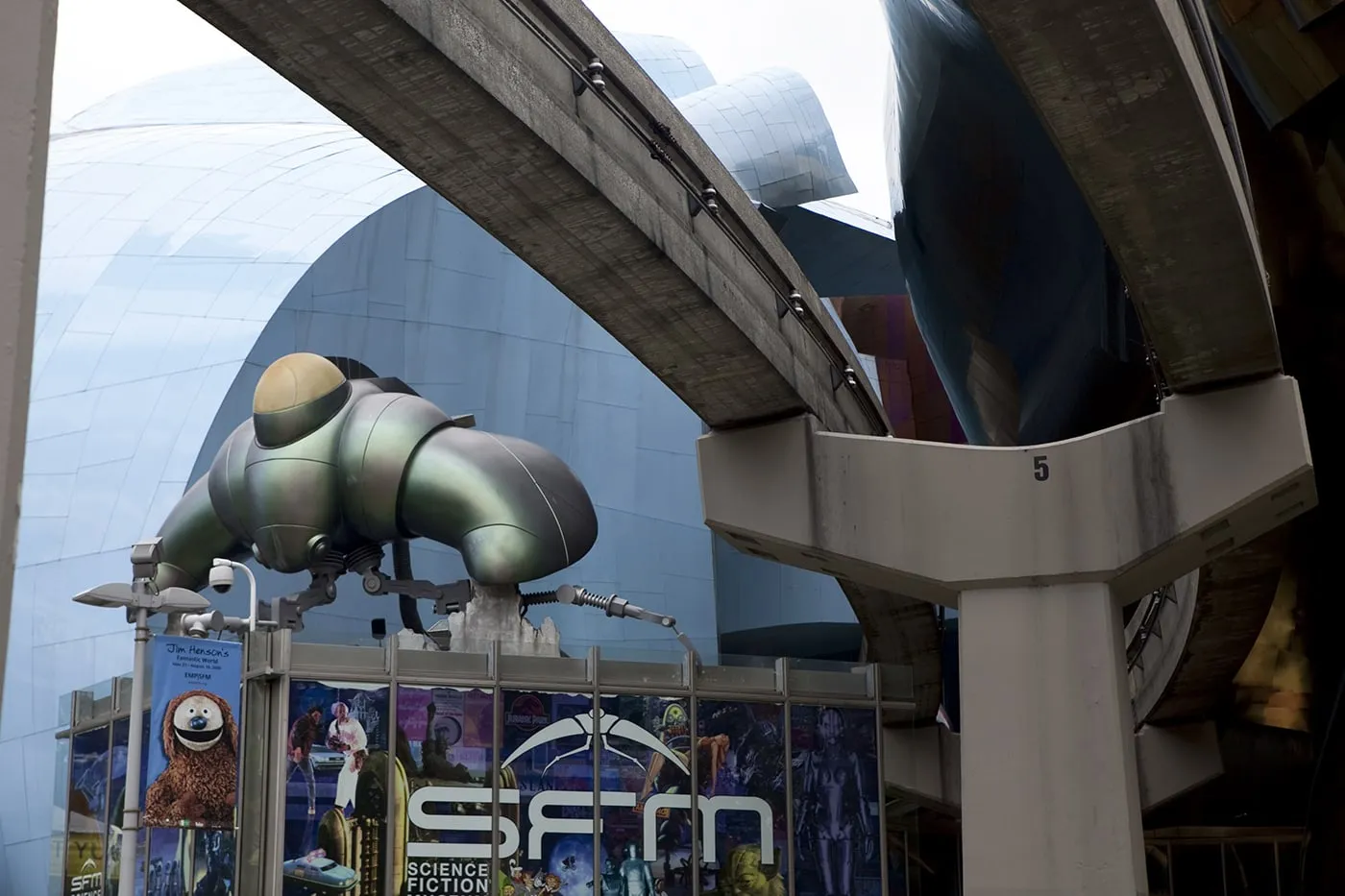 Science Fiction Museum and Hall of Fame in Seattle, Washington.