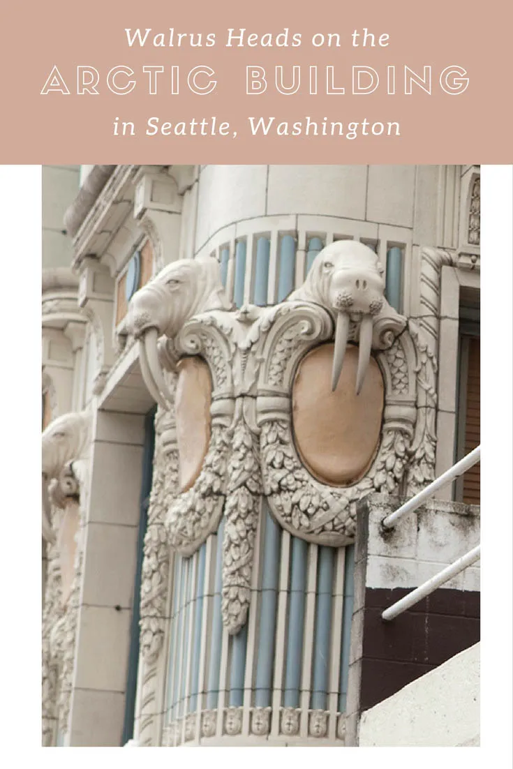 Walruses on the Arctic Building in Seattle, Washington
