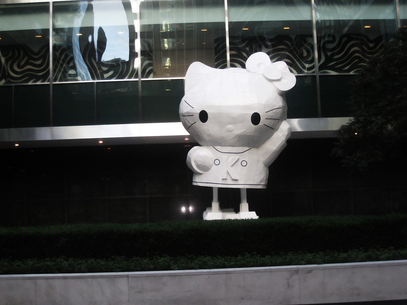 Hello Kitty Statues at the Lever House Art Collection in New York City.