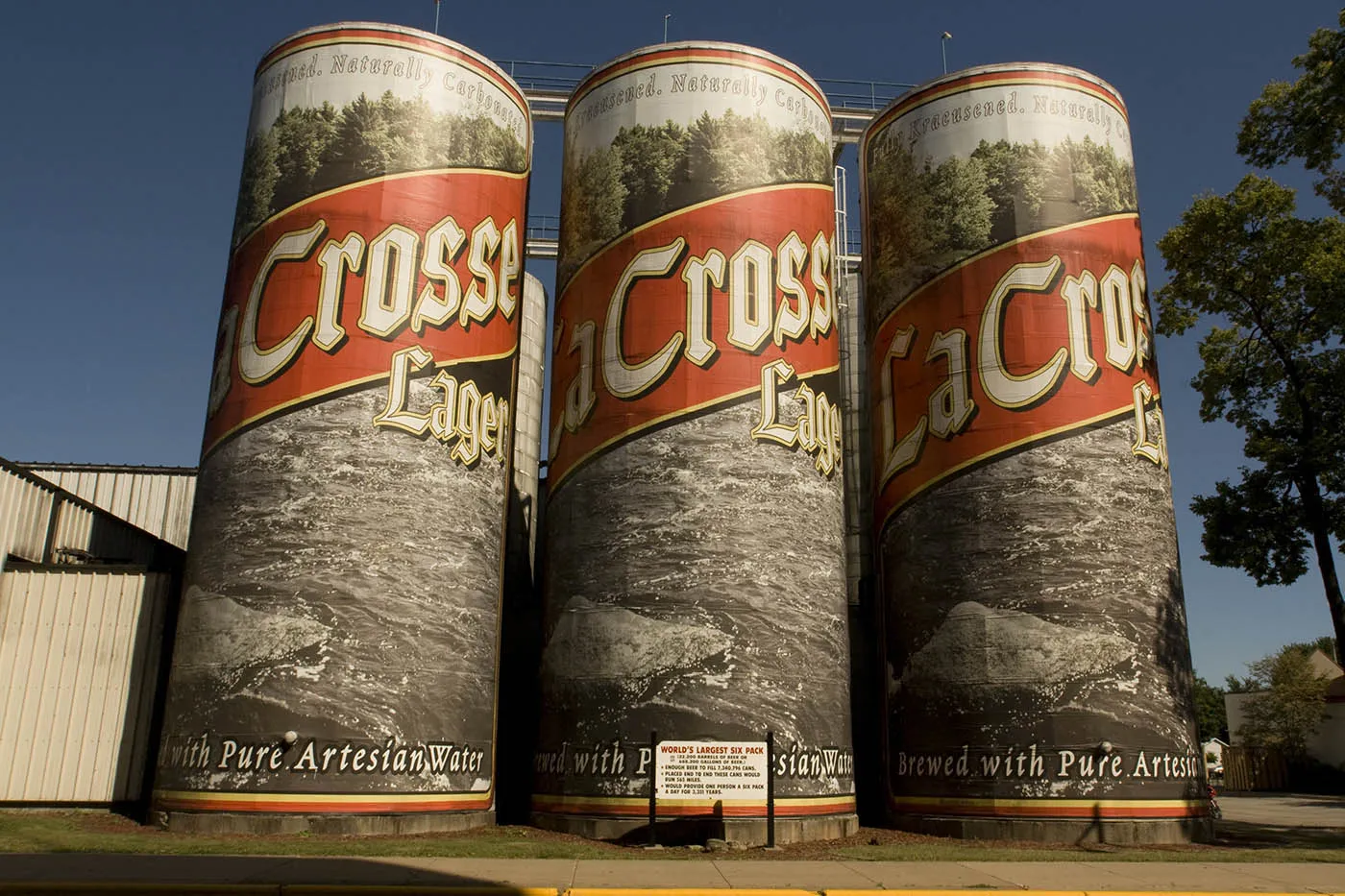 World's Largest Six-Pack of Beer, a roadside attraction in La Crosse, Wisconsin