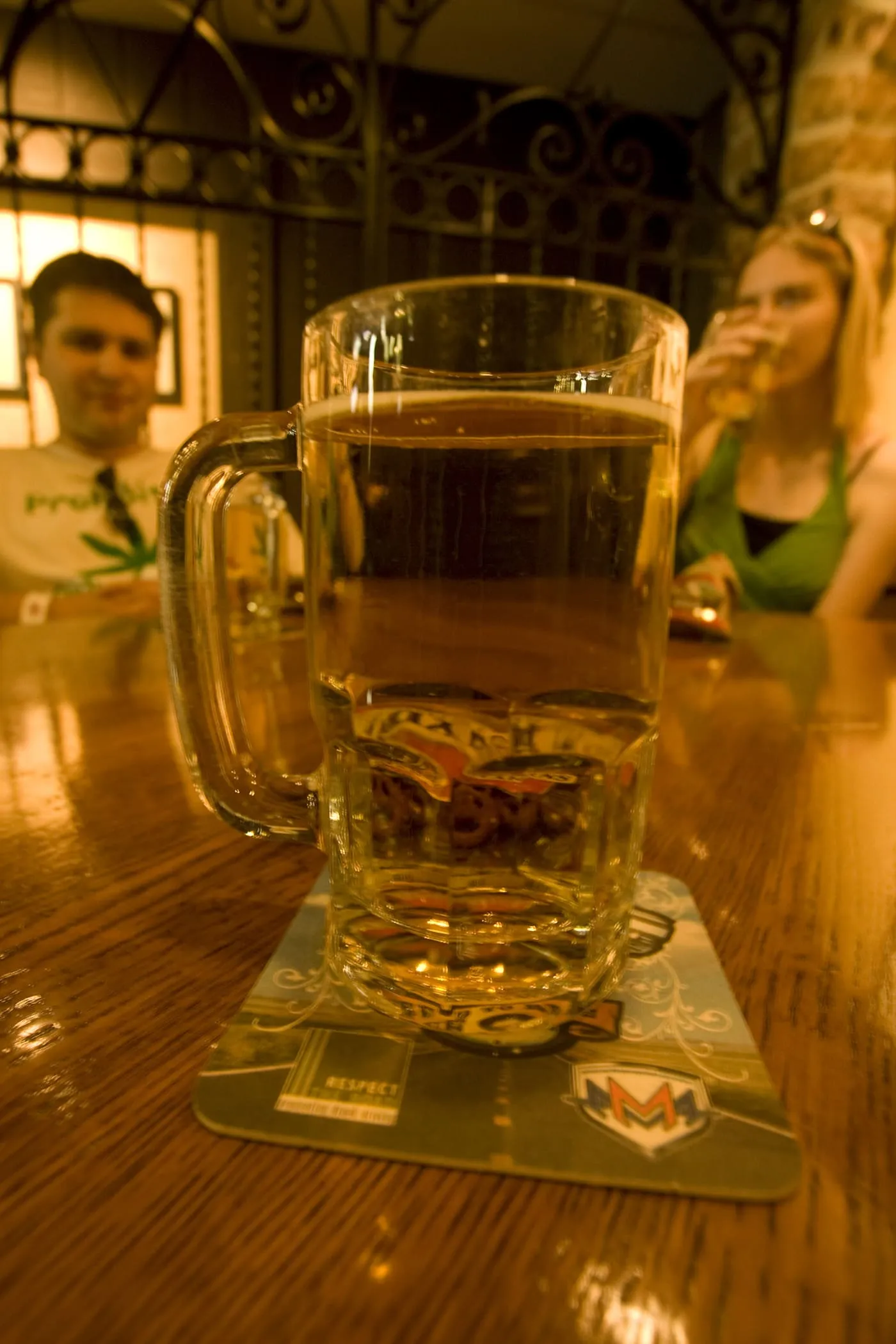 Free beer on the Miller Brewery Tour in Milwaukee, Wisconsin