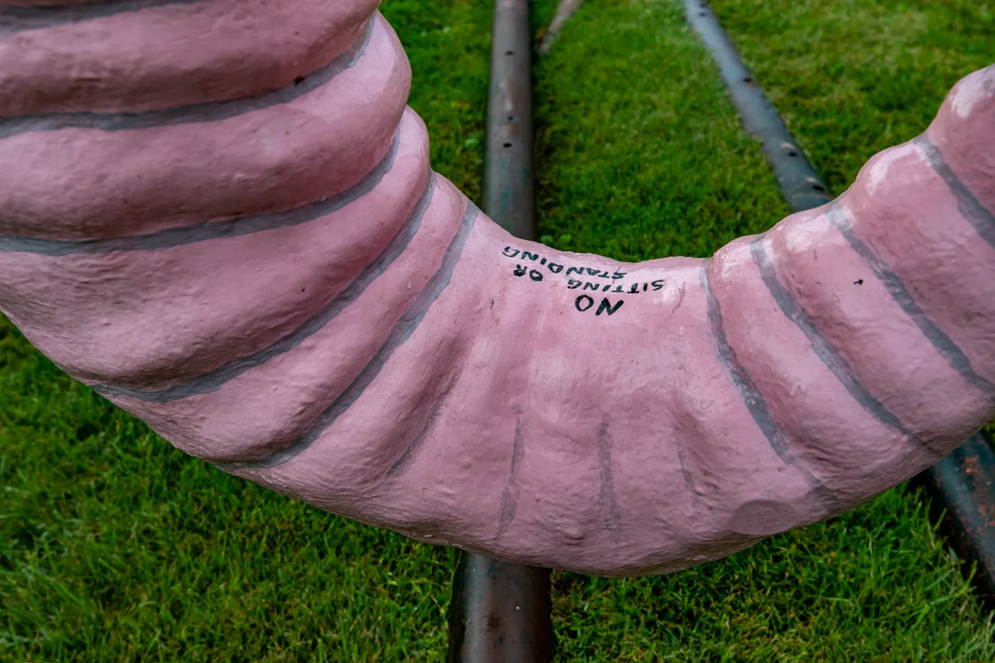 Large Pink Elephant in Fenton, Missouri roadside attraction