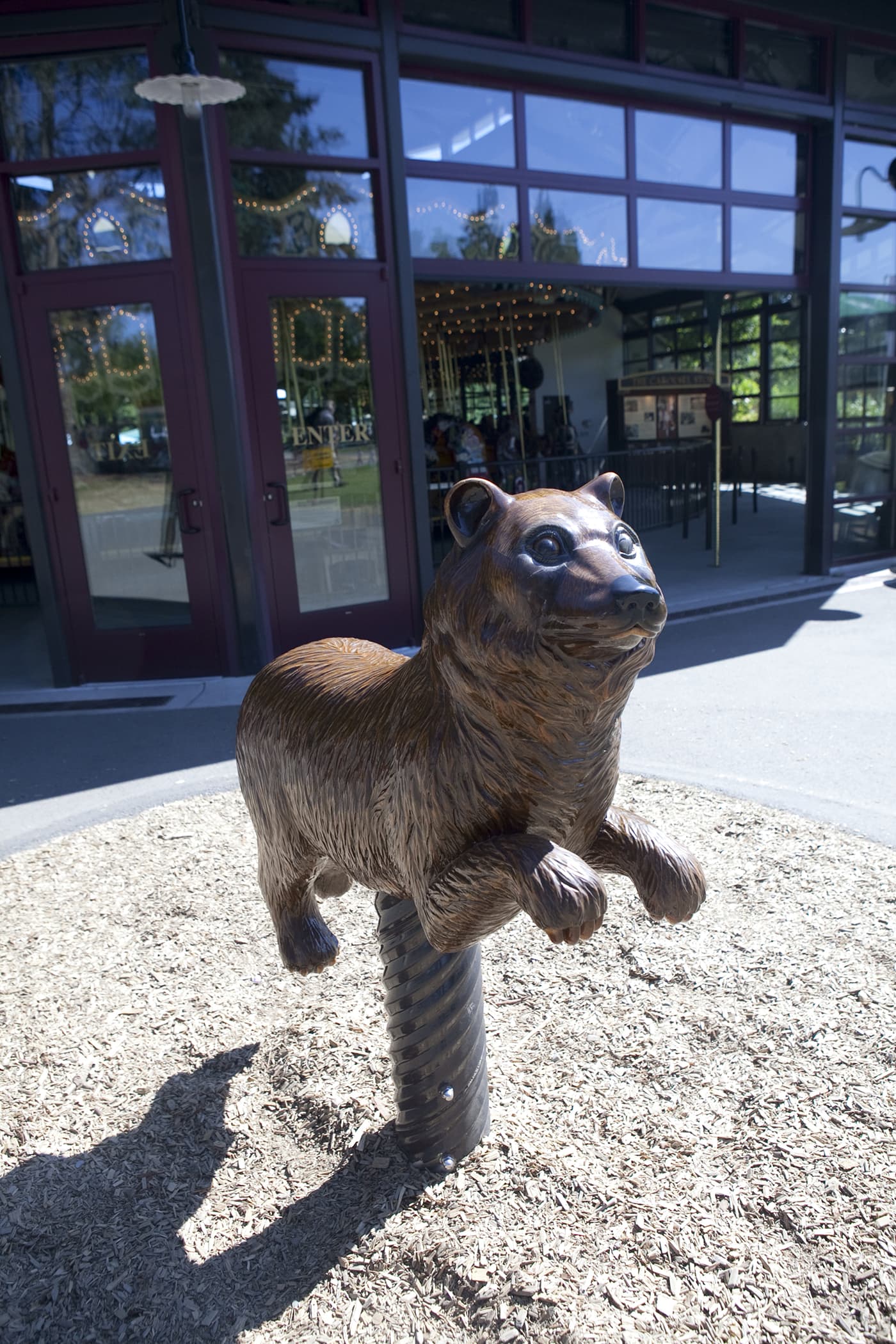 Carousel Bear at Woodland Park Zoo in Seattle, Washington.