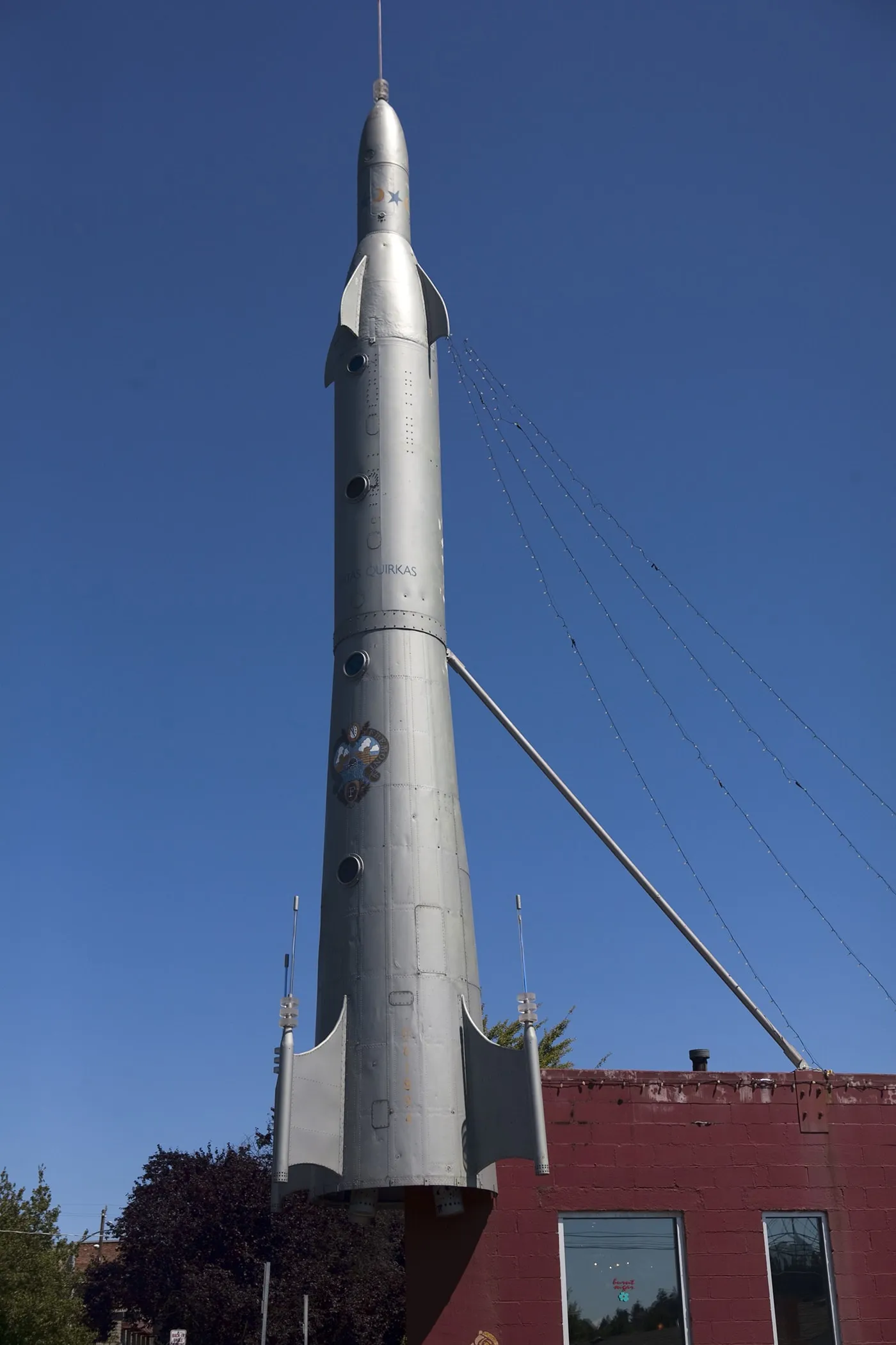 The Fremont Rocket, a roadside attraction in Seattle, Washington.