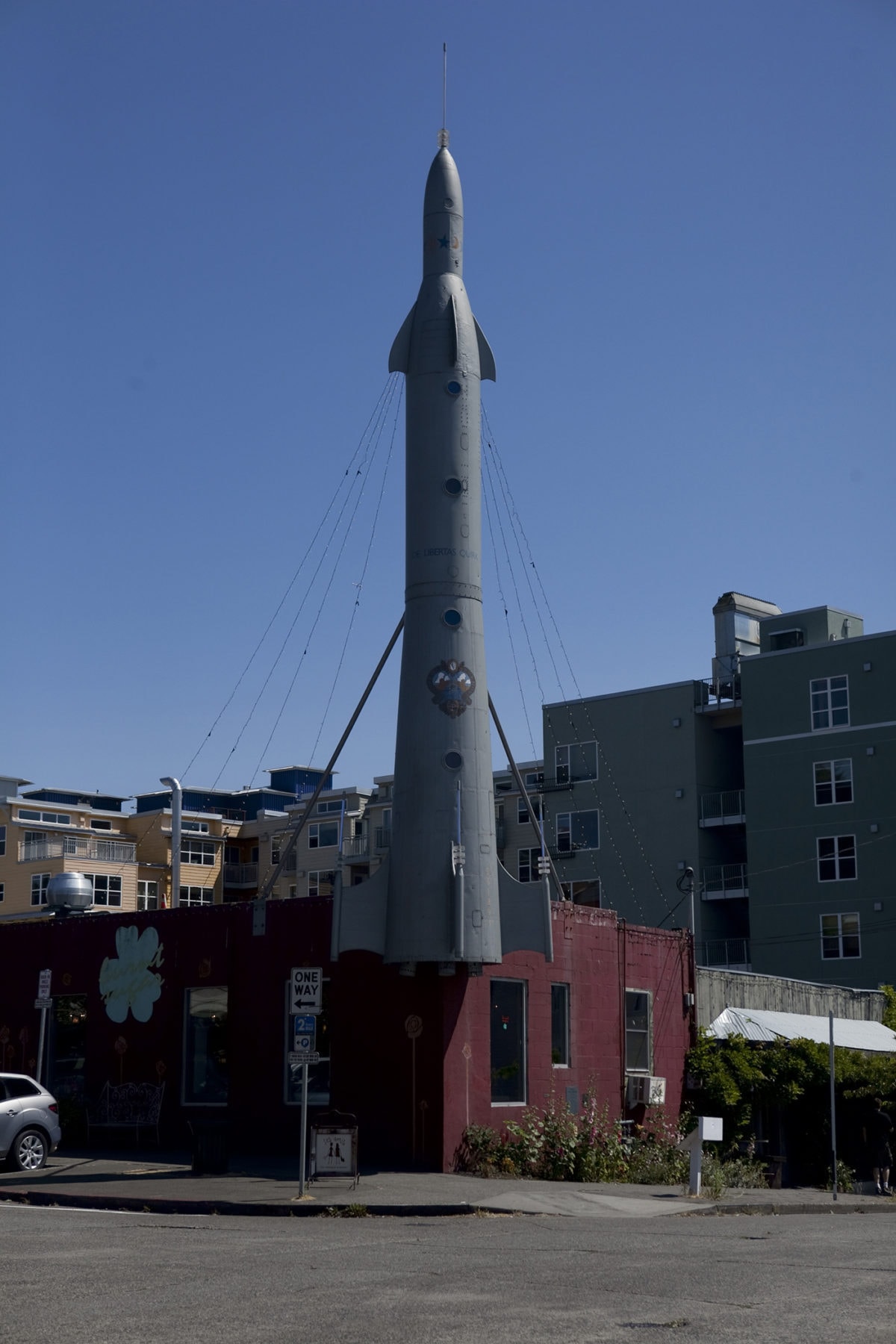 The Fremont Rocket, a roadside attraction in Seattle, Washington.